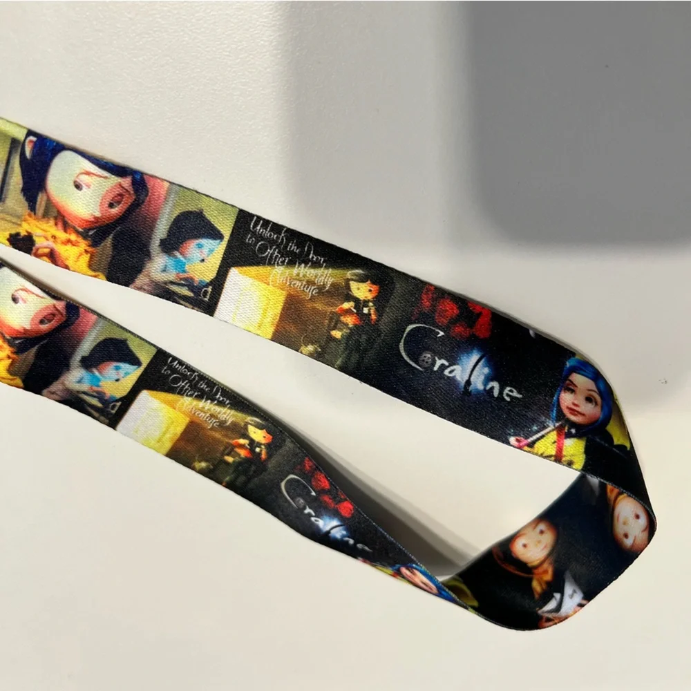 Coraline Pin Trading Lanyard w/Card Clip & Loop‎ (BRAND NEW!)